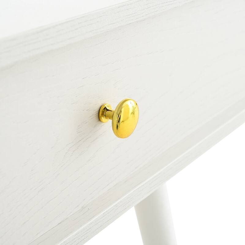 3-in-1 Vanity Desk with Lighted Flip-Top Mirror & Retractable Side Cabinet, Vanity Set with Stool & Storage Drawers