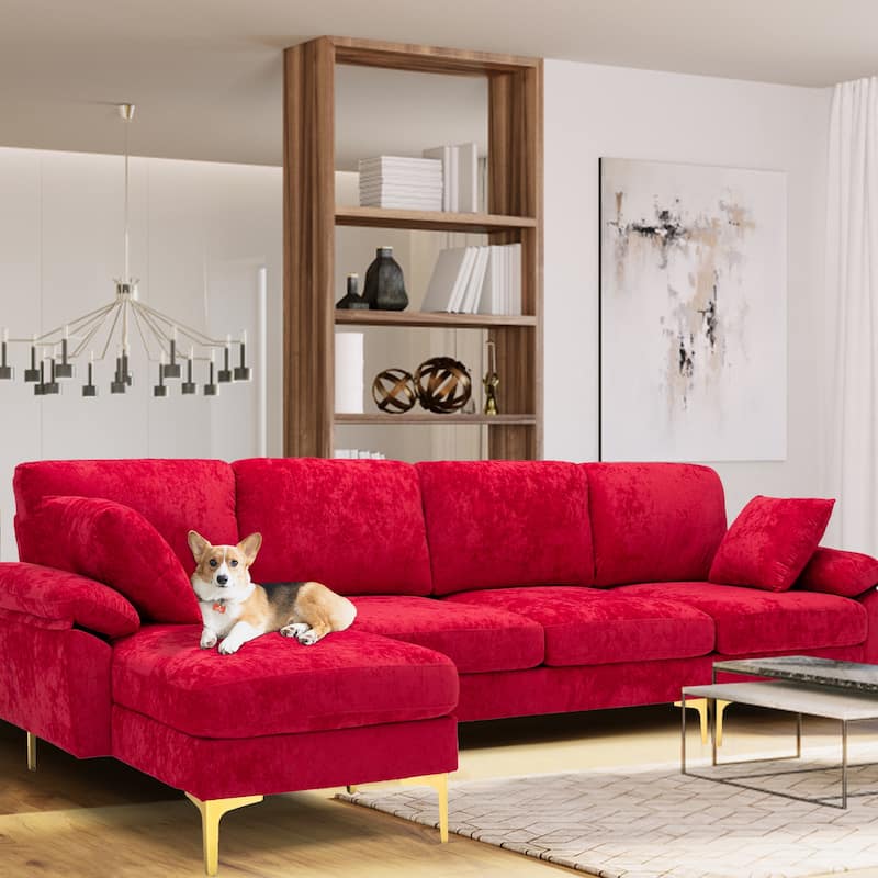 Kata 115" Sectional Sofa with Ottman