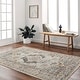 preview thumbnail 4 of 10, Livabliss Beckham Transitional Medallion Area Rug Light Gray - 2' 7" x 7' 3"
