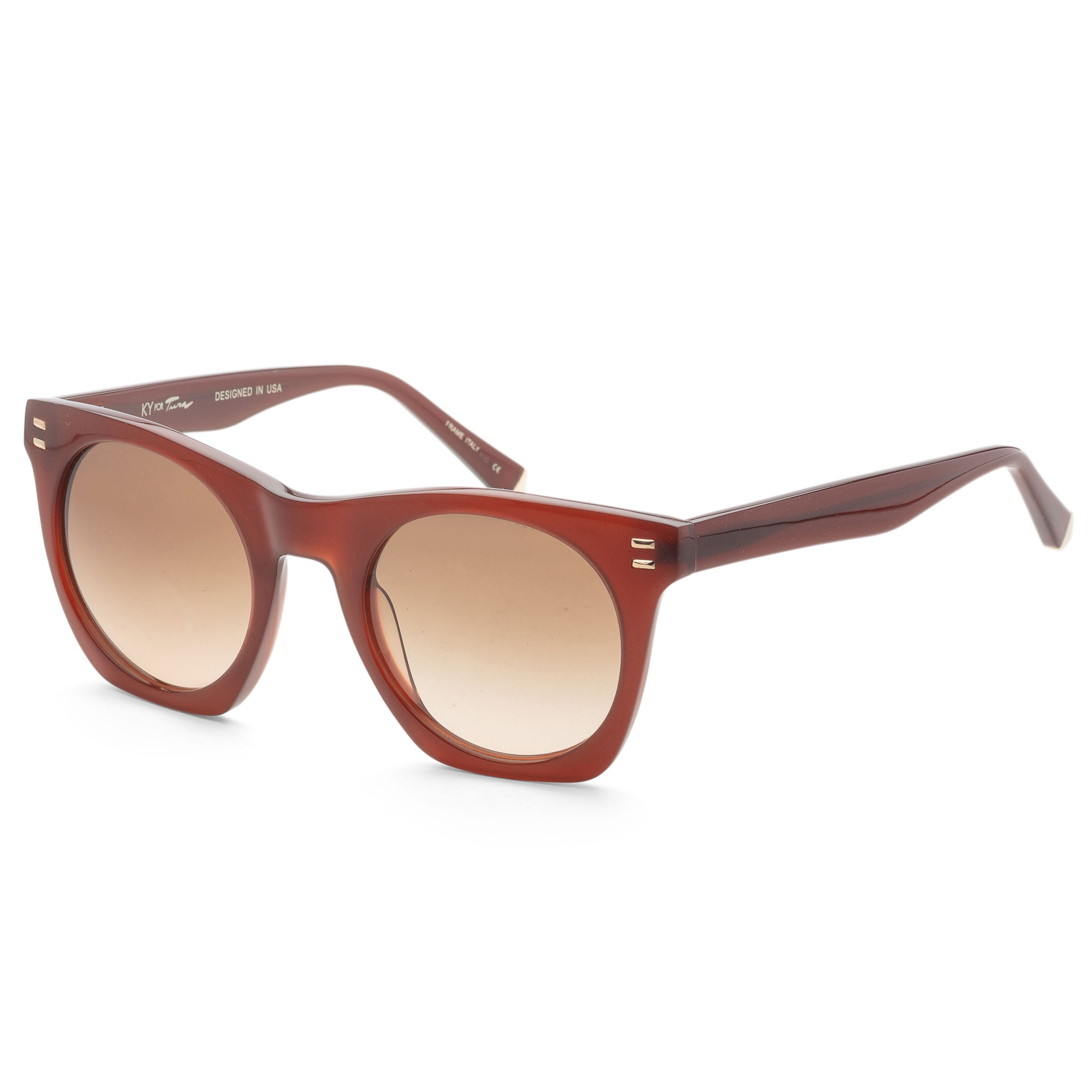 Kate Young Women's 50mm Brown Sunglasses