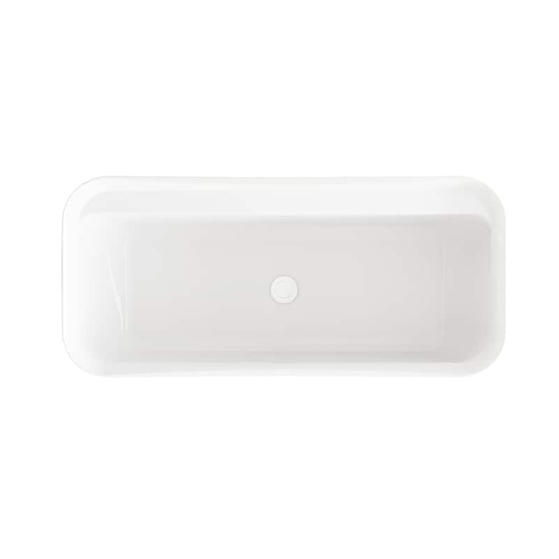 Haley Soaking Bathtub in Glossy White