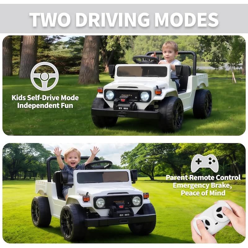 12V Licensed Toyota Electric Car Toy Ride on Truck for Best Kids Gift