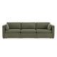 preview thumbnail 129 of 179, Mia Oversized Modular Sectional Fabric Sofa Green-3 Pieces