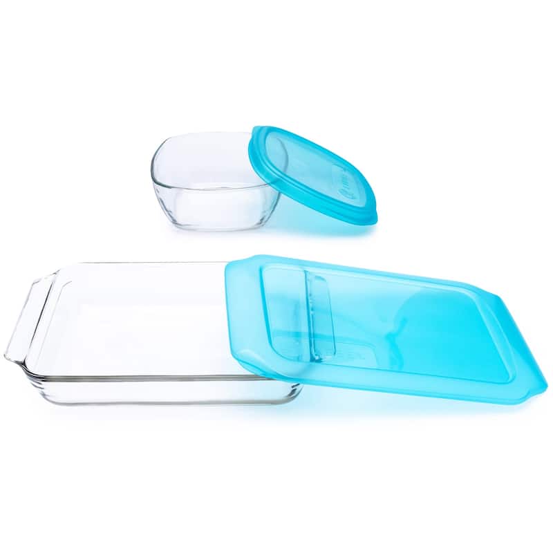Libbey Bakers Premium Bake & Store 4-Piece Glass Set
