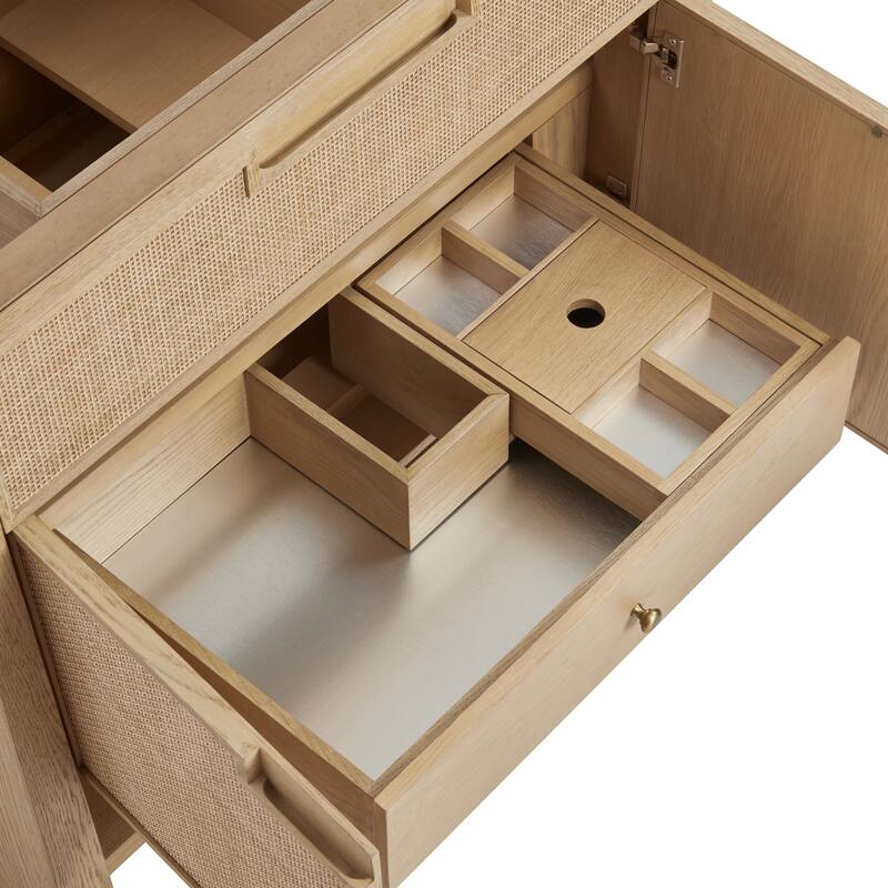 Solene 36" Single Vanity, Seaside Oak - 36