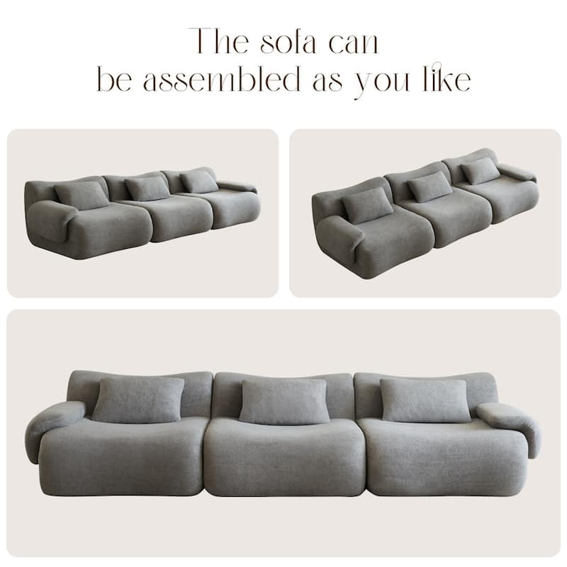Modular Sectional Sofa,Compressed Sectional Sofa Modern Minimalist Style Couch