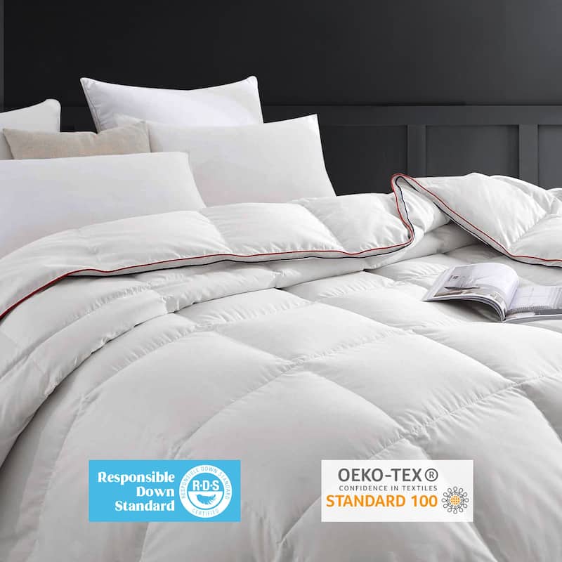 Year Round White Goose Down Duvet Comforter