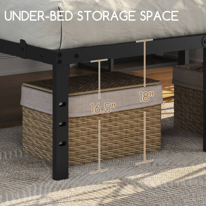 Yaheetech Metal Platform Bed Frame Mattress Foundation