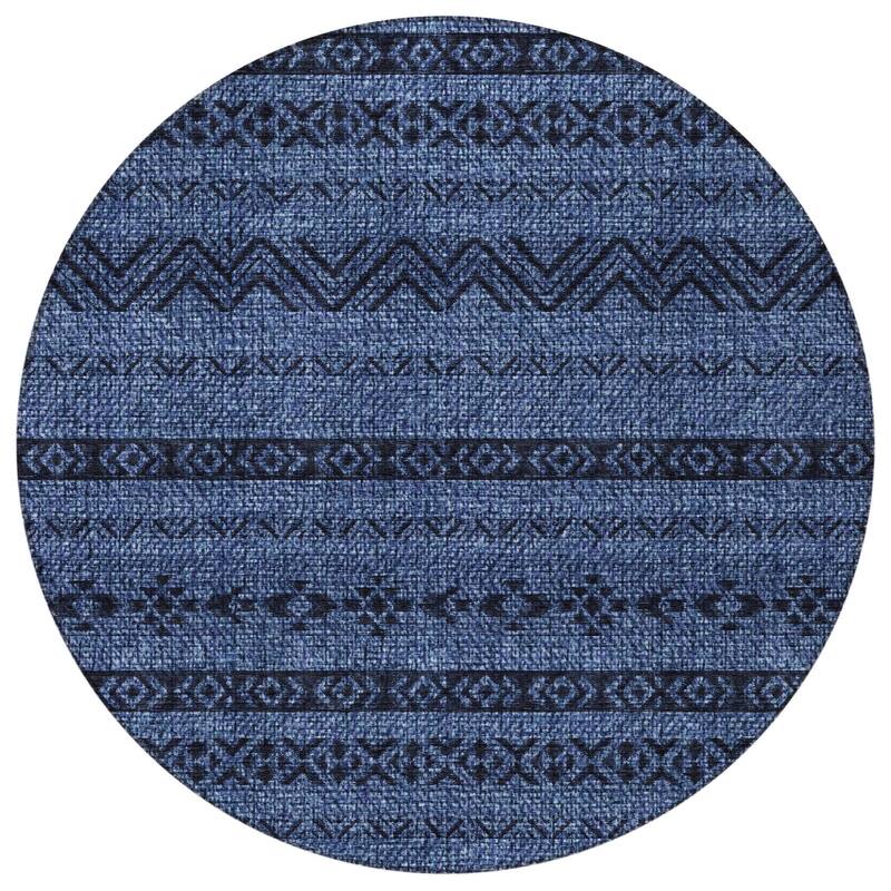 HomeRoots Southwestern Transitional Rectangle Outdoor Rug