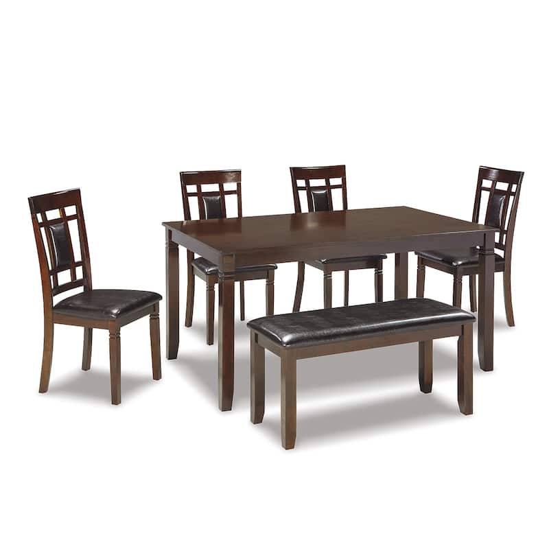Bennox Brown 6-piece Dining Room Table Set