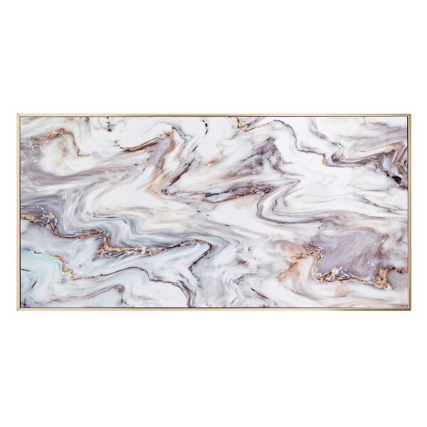 Shop Imax Home 78260 Shirke 47 1 2 X 24 Fir Wood Framed Acrylic