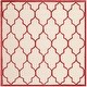 preview thumbnail 30 of 131, SAFAVIEH Handmade Cambridge Maybell Moroccan Trellis Wool Rug 6' x 6' Square - Ivory/Rust