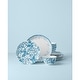 preview thumbnail 2 of 1, Butterfly Meadow Cottage 12-Piece Dinnerware Set, Cornflower