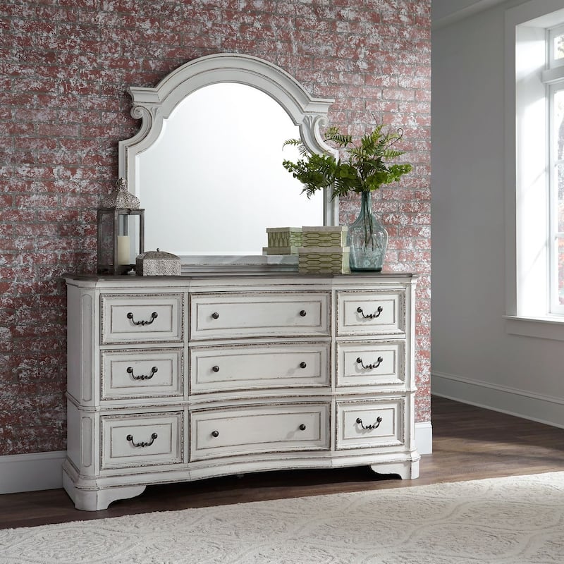 Magnolia Manor Framed Mirror for Bedroom 49 x 47 Inches