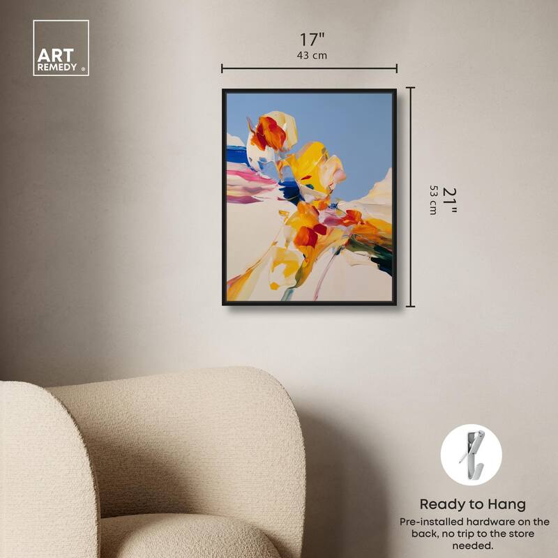 Flippant Bloom II Canvas by Art Remedy