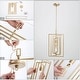 preview thumbnail 8 of 13, Modern Contemporary 1-light Large 12" Gold Kitchen Island Pendant Lights
