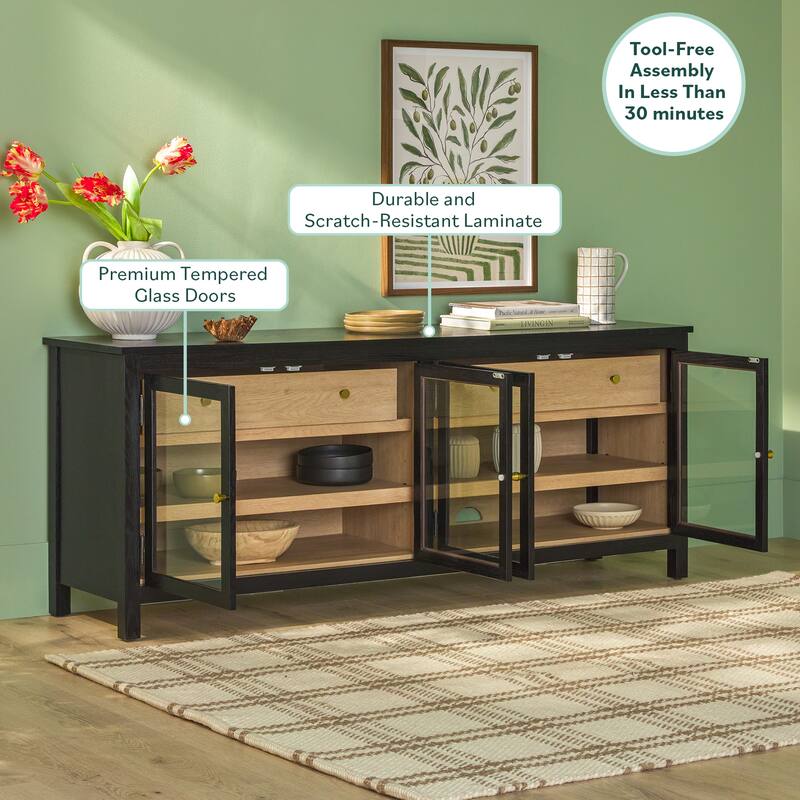 Walker Edison EZ Assembly™ Modern Sideboard with Drawers