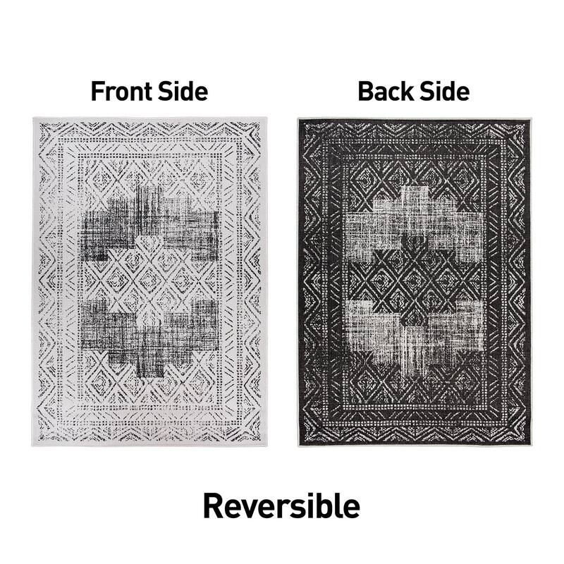 World Rug Gallery Transitional Bohemian Indoor/Outdoor Area Rug