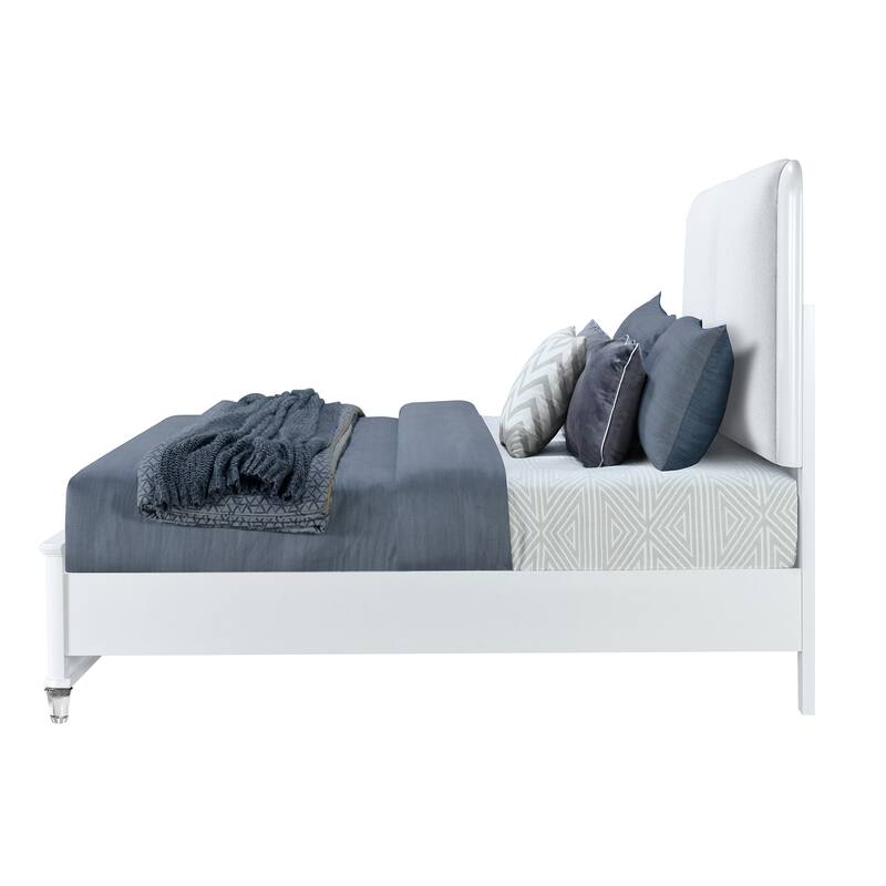 BRENDA GREY KING bed WITH LED LIGHT