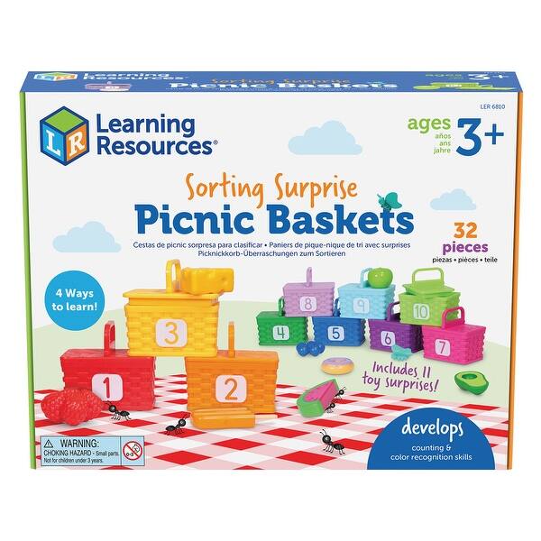 slide 2 of 6, Learning Resources Sorting Picnic Baskets - Assorted Assorted - Kids