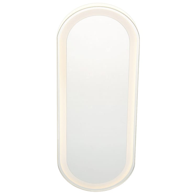 Minka Lavery 6119-0 18" W x 6-3/4" H Contemporary Oval Metal Framed