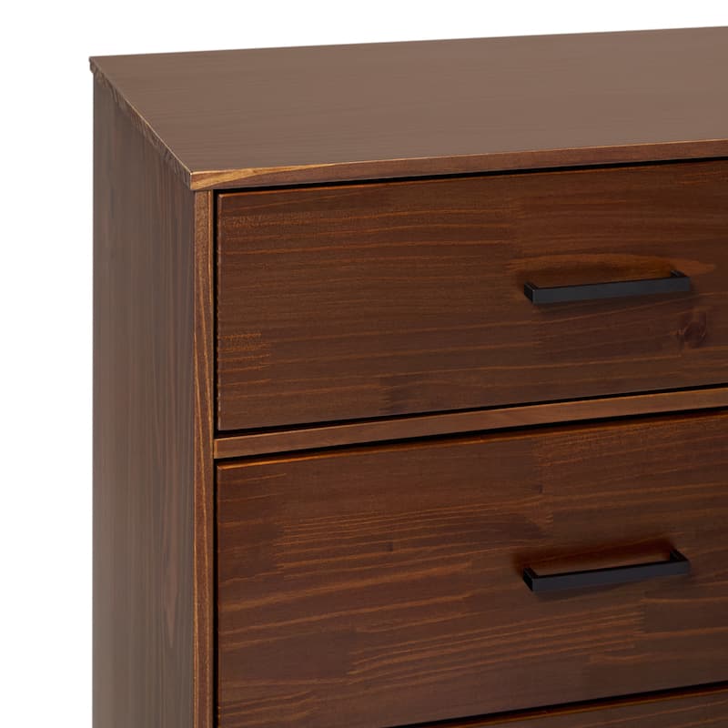 Middlebrook Modern Solid Wood 6-Drawer Dresser with Metal Handles