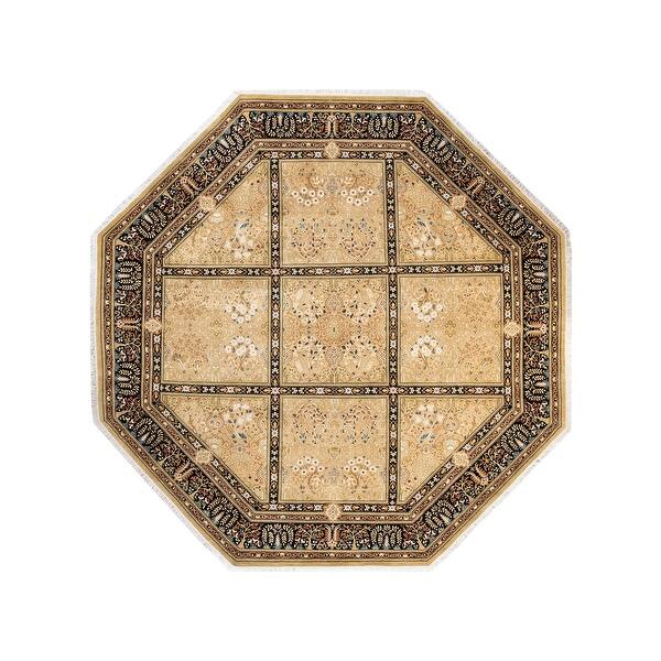 slide 1 of 8, Overton Mogul, One-of-a-Kind Hand-Knotted Area Rug - Yellow, 9' 1" x 9' 1" - 9' 1" x 9' 1"