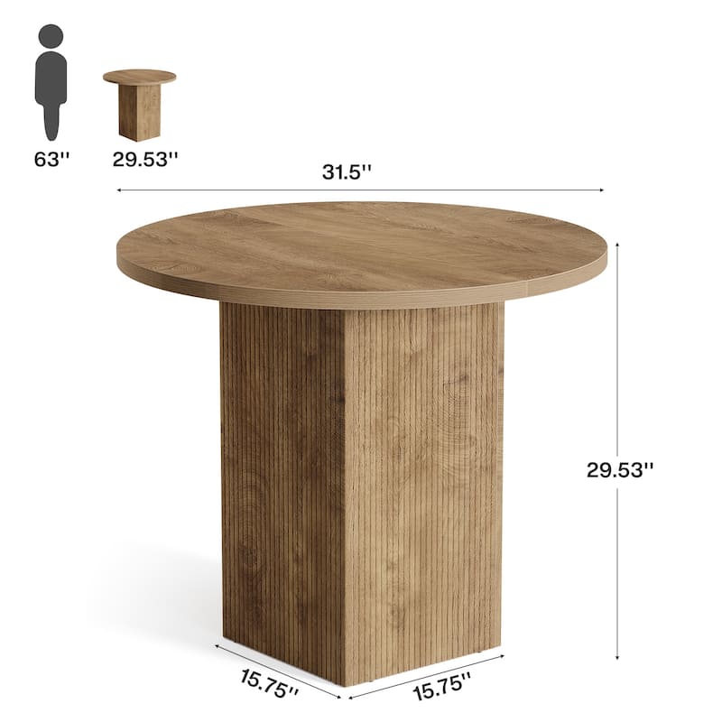 Small Round Dining Table for 2