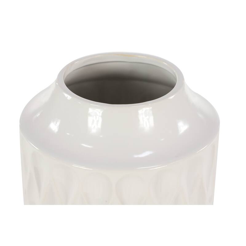 White Porcelain Contemporary Vase