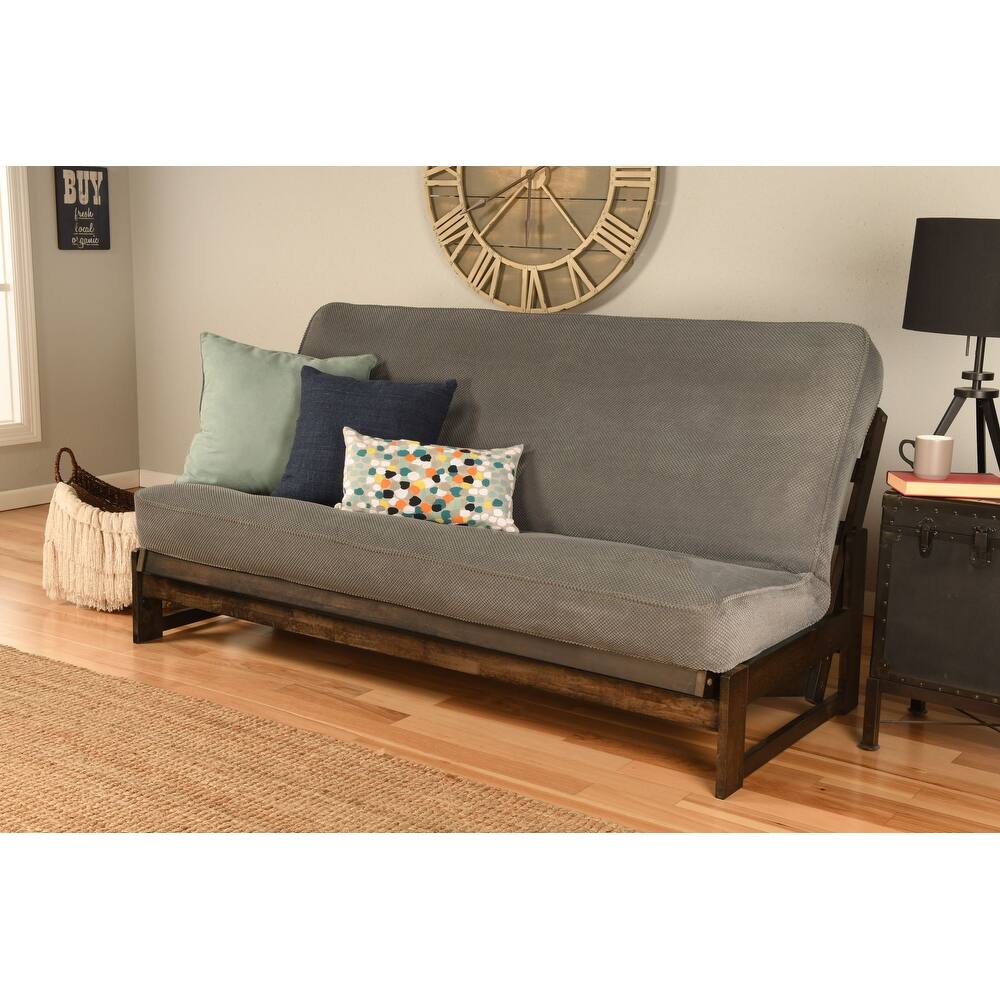 Somette Aspen Reclaim Mocha Futon Set with Marmont Mattress