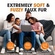 preview thumbnail 60 of 81, Cheer Collection Faux Fur/ Microplush Reversible Throw Blanket