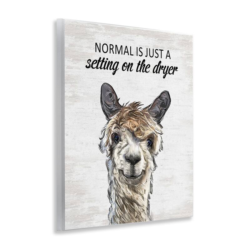 Stupell Normal is Just Dyer Setting Wall Plaque Art Design By Lettered and Lined