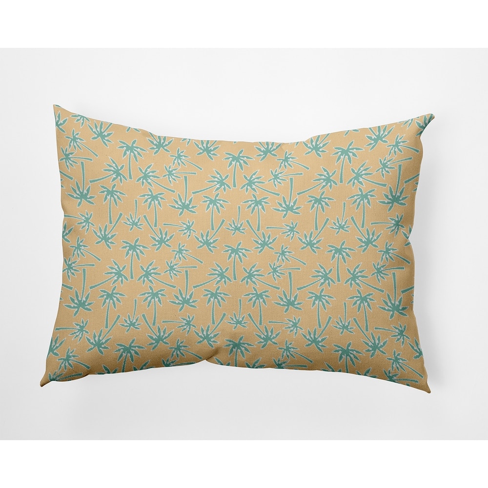 Palm Tree Pattern Decorative Throw Pillow