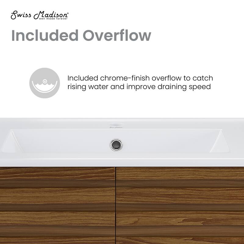 Cascade 24 '' Bathroom Vanity In Brown Oak