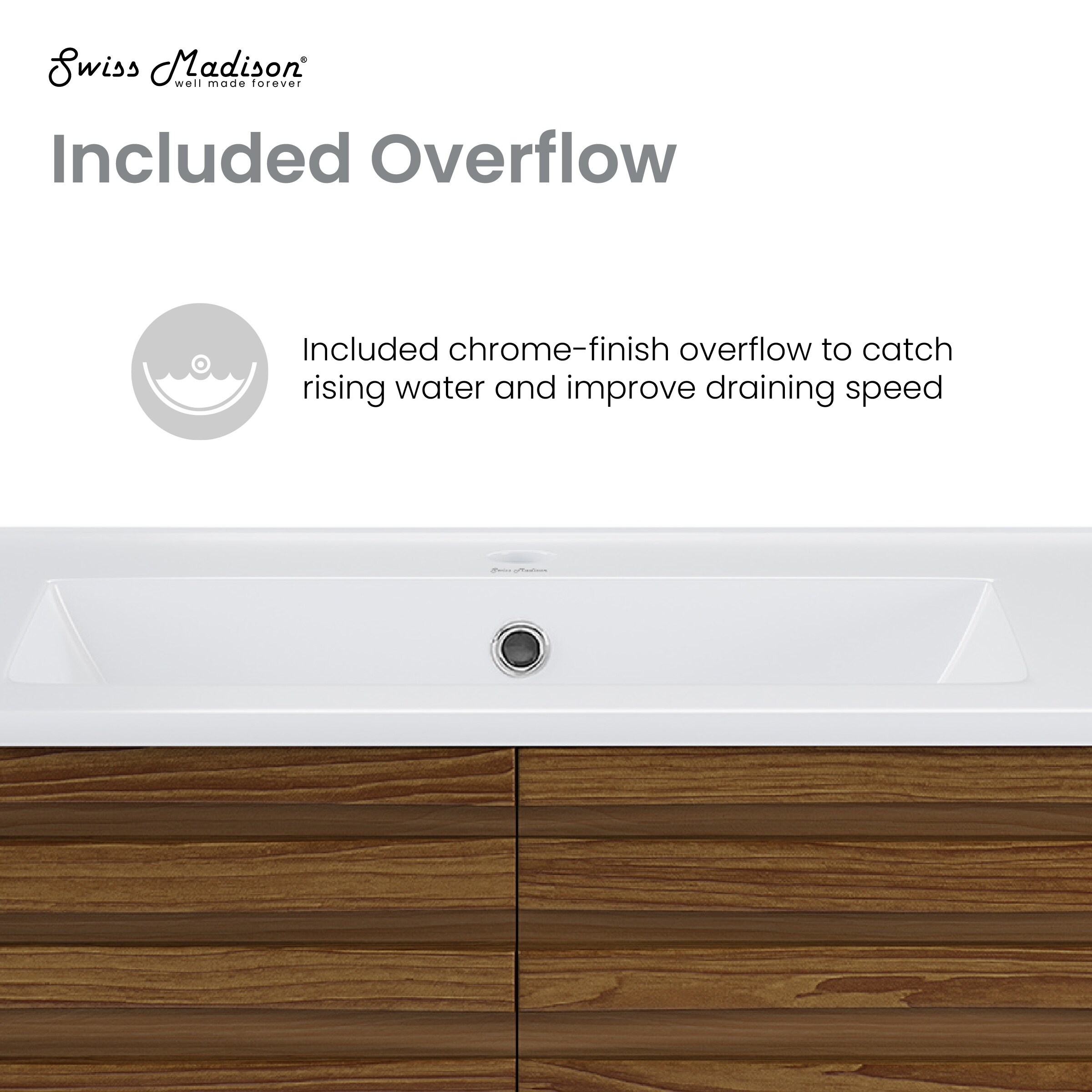 pui 24 ナイデッカー CASCADE W 23.5 Cascade 24'' Bathroom Vanity in Brown Oak - Cabinet - Walmart.com