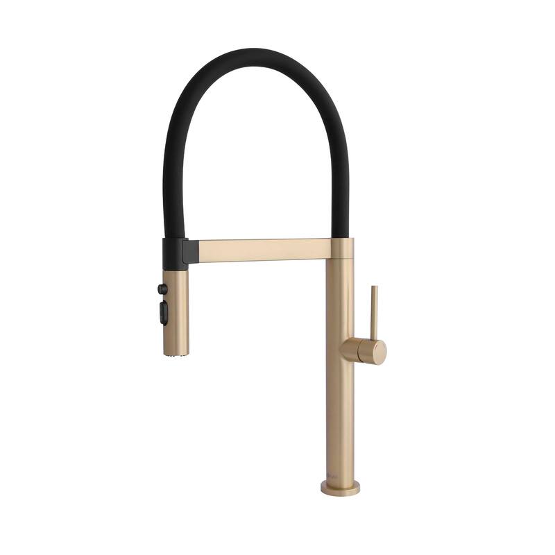 STYLISH Stainless Steel Single Handle Pull Out Dual Mode Kitchen Sink Faucet