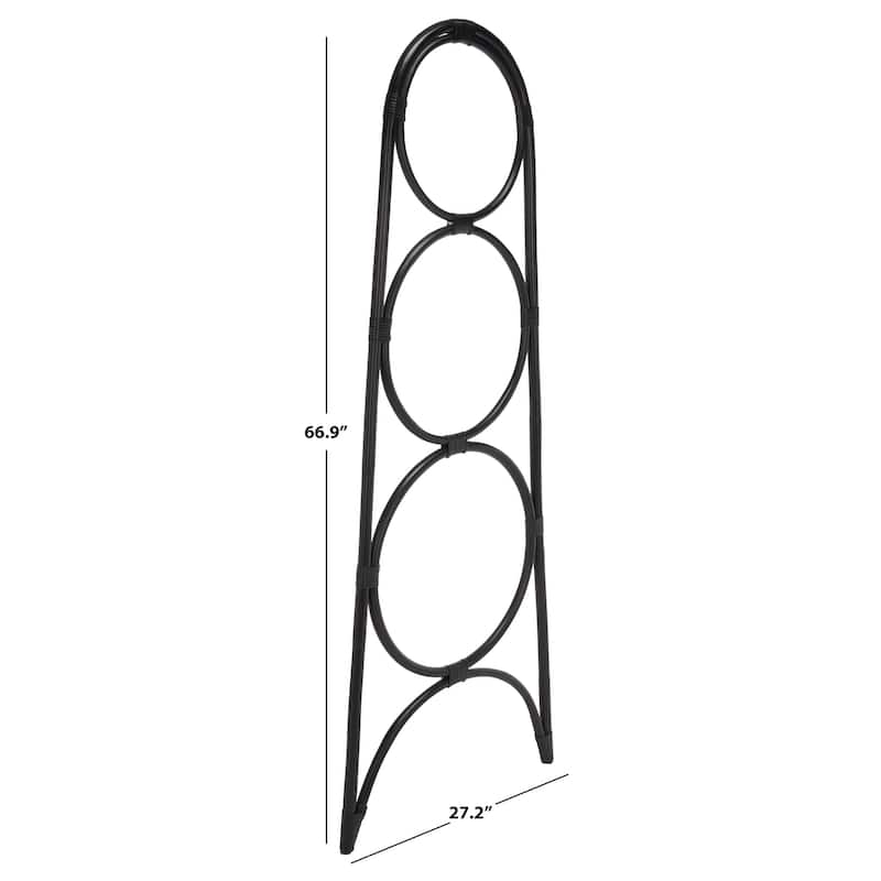 SAFAVIEH Home Kino 3 Tier Towel Hanger - 27.2"W x 1.2"D x 67"H