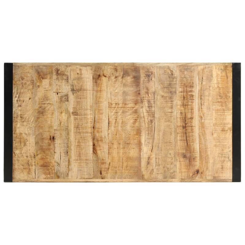 vidaXL Bar Table Kitchen Dining Room Pub Table Bistro Table Solid Wood Mango