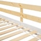 preview thumbnail 13 of 22, Twin over Twin House Bunk Bed with Roof, Safety Guardrails and Ladder