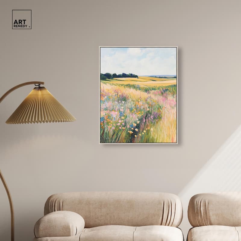Open Field II Canvas by Art Remedy