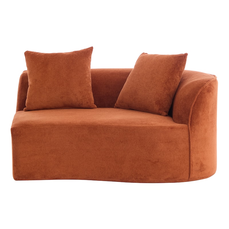 Christopher Knight Home - Linda Fabric Curved 126" Sectional Sofa