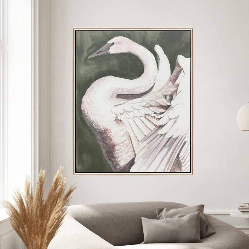 Paragon Swan Dance II Canvas - Plastic