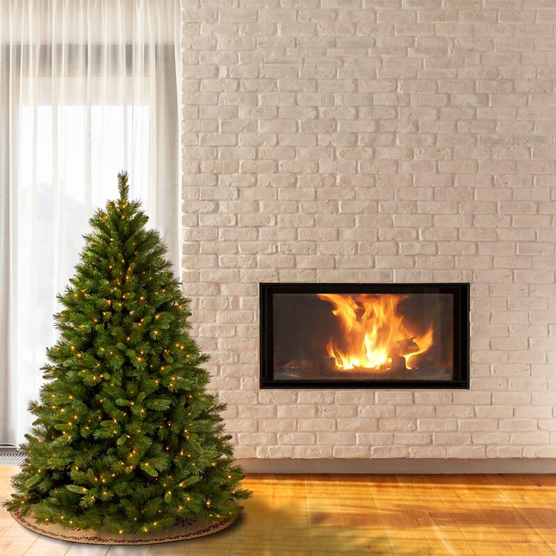 4.5' Medium Winchester Pine Artificial Christmas Tree Clear Lights - 4.5 Foot