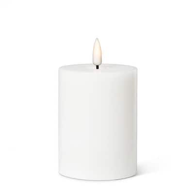 White Led Pillar Candle