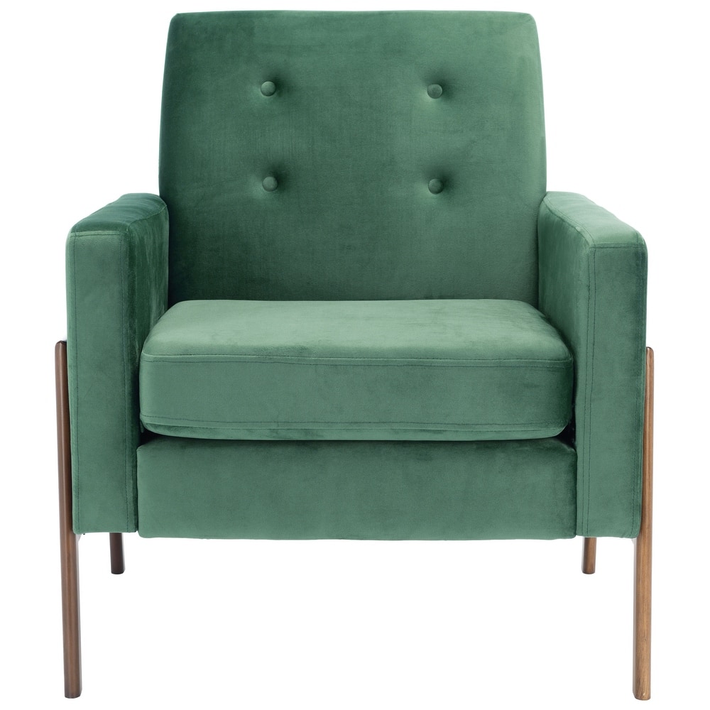 SAFAVIEH Dzheni Mid-Century Modern Sofa Accent Chair - 29" W x 29" L x 33.5" H - 29"W x 29"D x 34"H