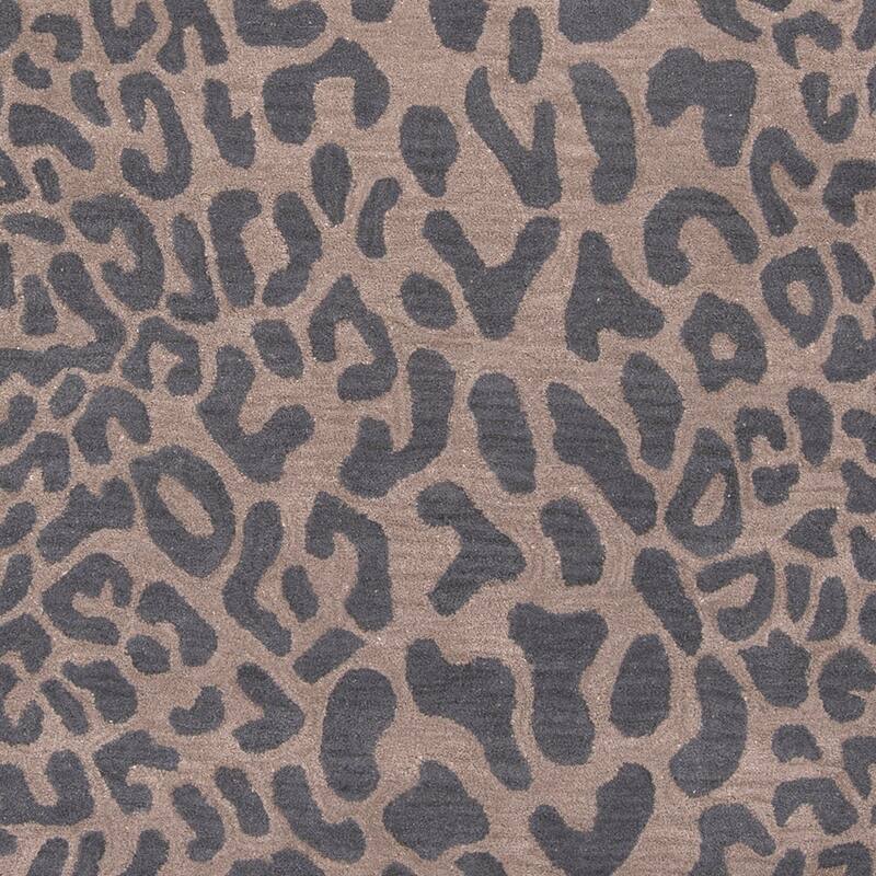 Hand-tufted Jungle Animal Print Runner Wool Area Rug