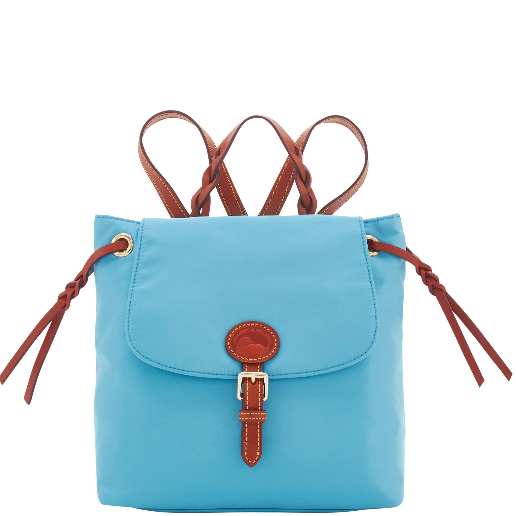 dooney nylon flap backpack