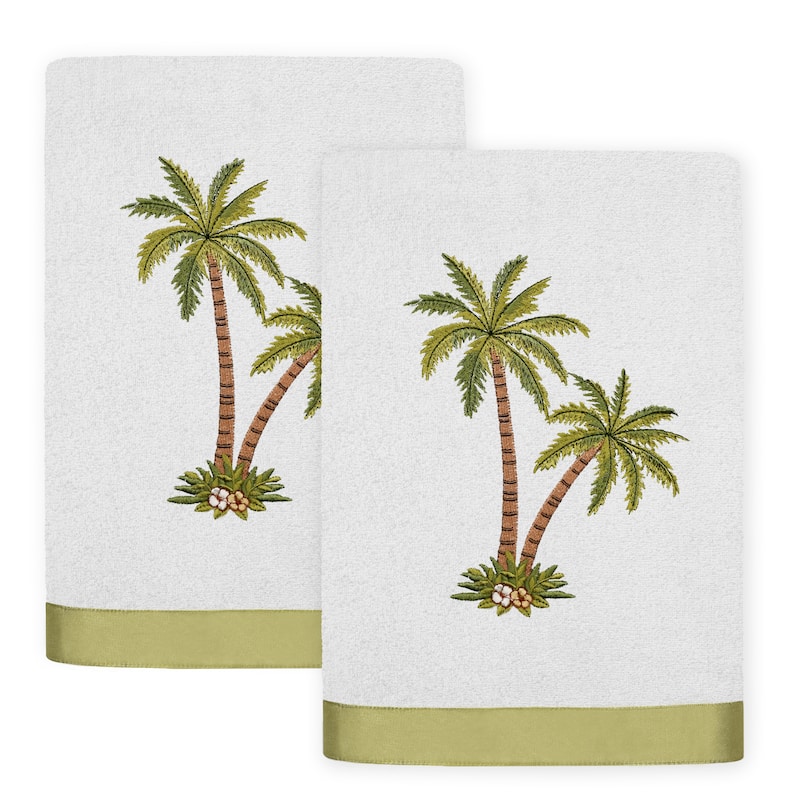 Authentic Hotel and Spa Turkish Cotton Palmera 2 PC Hand Towel Set