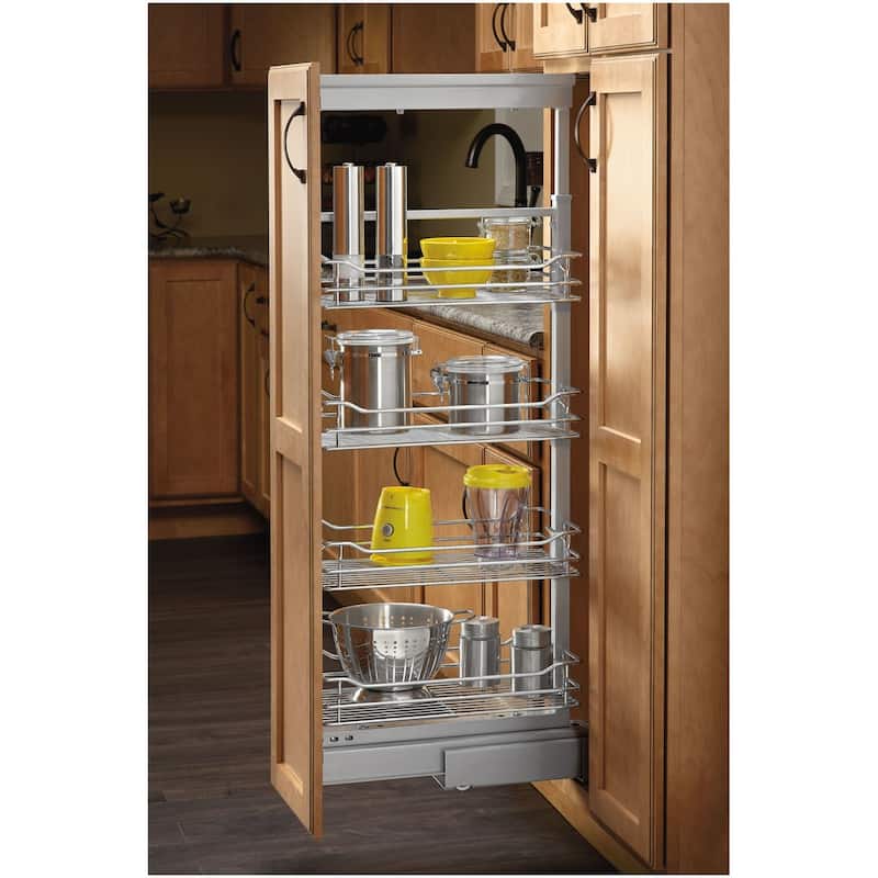 Rev-A-Shelf 5773 Series 16 Inch Pull Out Pantry Organizer with 6