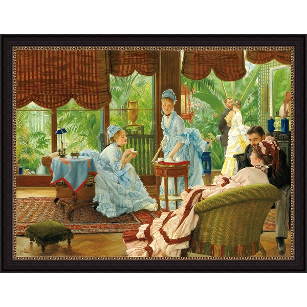 In the Conservatory Rivals by James Tissot Giclee Print Oil